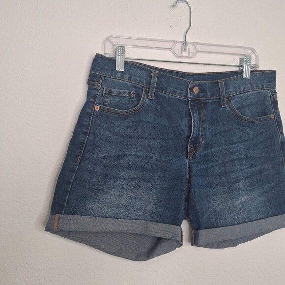 Old Navy Denim Shorts Sz 10 Medium Wash Mid Rise 4.5 inch Western Cowgirl - Picture 5 of 13